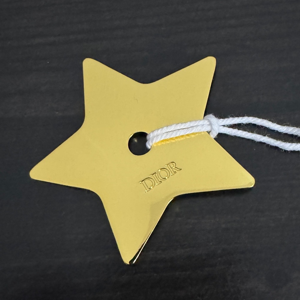 Dior Gold Star Use as a Bag Charm
